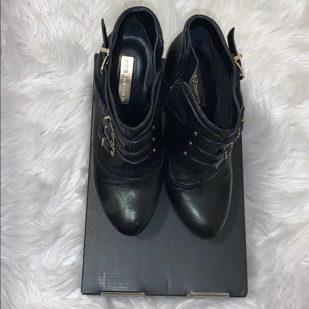 Size 6.5 (US) BCBG Heeled Platform Boots